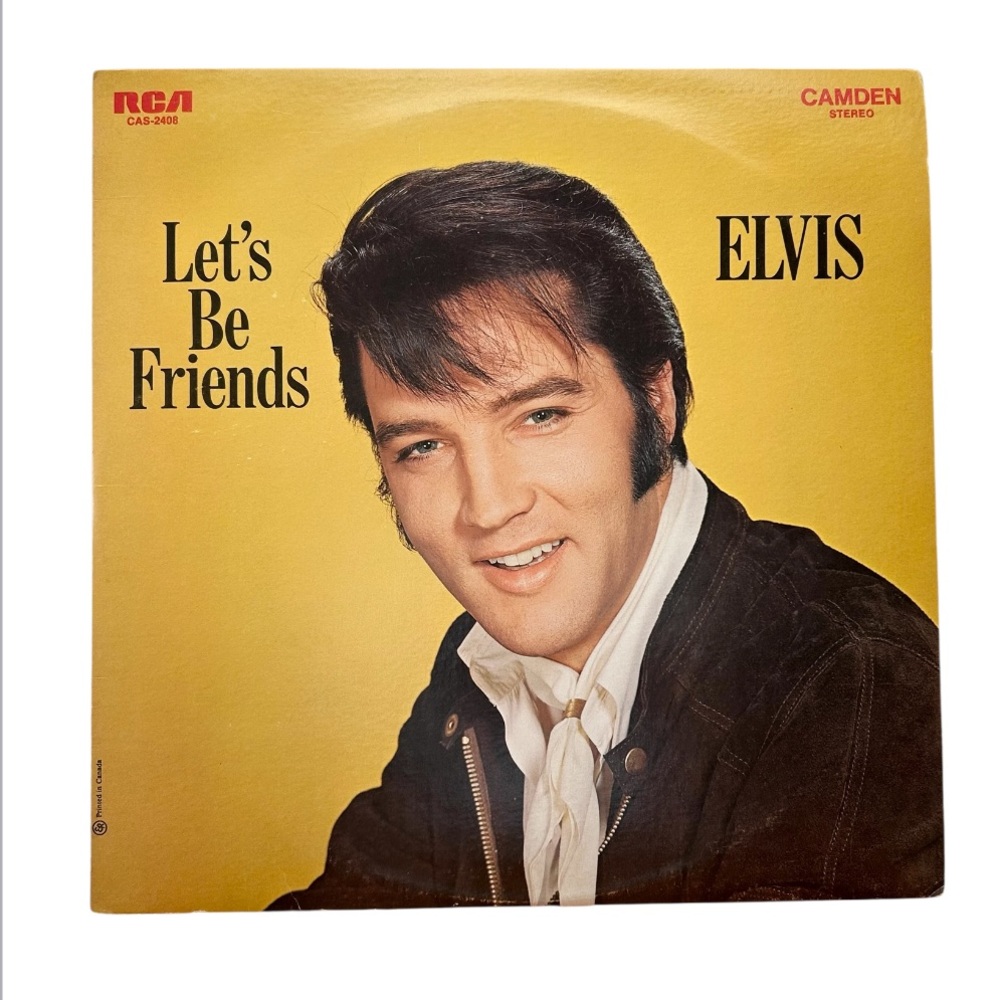 Elvis 'Let's Be Friends' Vintage Vinyl Record
